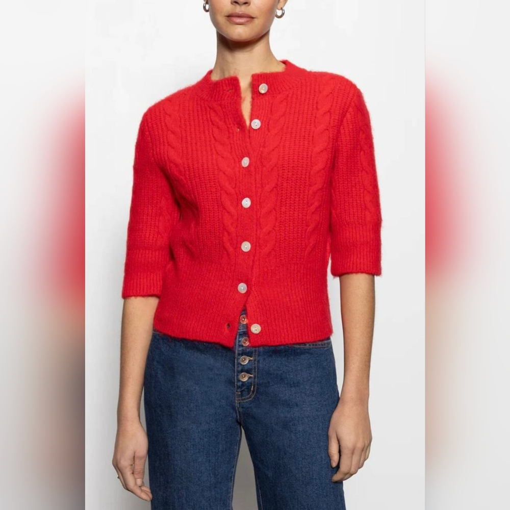 Sanctuary Fuzzy Cable Cardigan